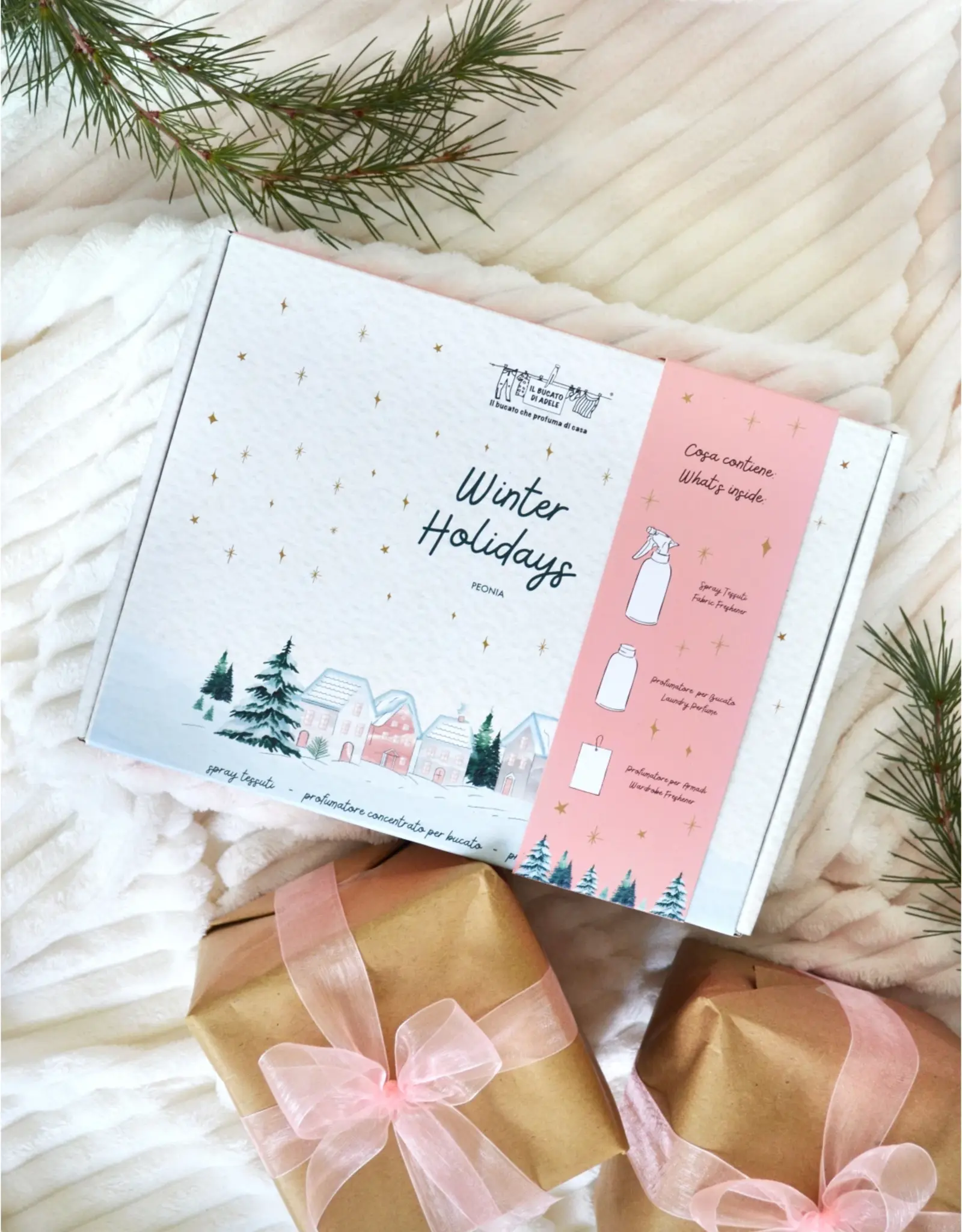 Il bucato di Adele WINTER HOLIDAYS COLLECTION PEONIA