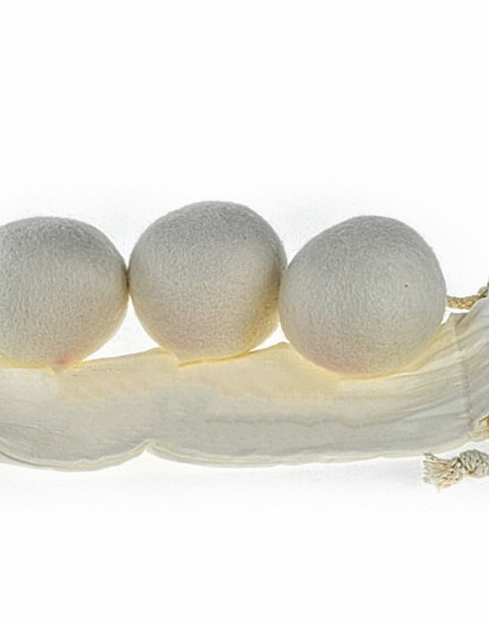 3 x 100% natuurlijk wollen drogerballen