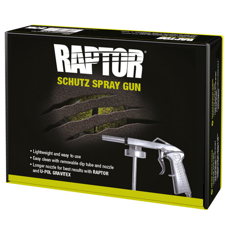Raptor Liner Schutz Gun for standard and rough textures Raptor Liner Schutz Gun for standard and rough textures
