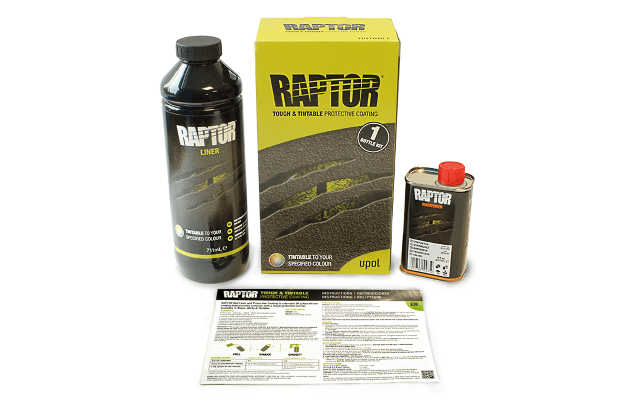 Raptor Liner 1 Flaschen Kit Tönbar/Tintable  (948ml) Raptor Liner 1 Flaschen Kit Tönbar/Tintable  (948ml)