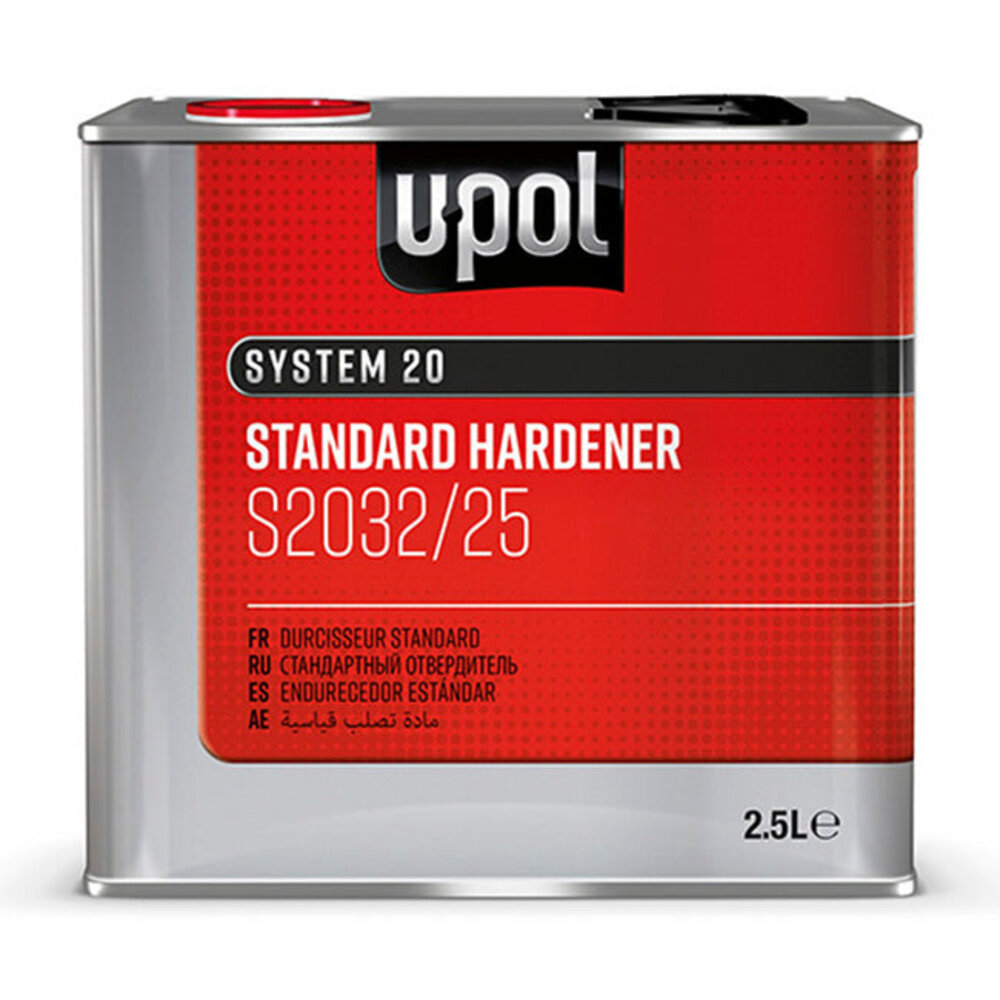 U-Pol S2032 Standard Hardener; 2,5l tin; clear