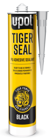 U-Pol TIGER SEAL - PU Adhesive & Sealant; 310ml cartridge; black