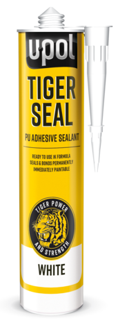 U-Pol TIGER SEAL - PU Adhesive & Sealant; 310ml cartridge; white