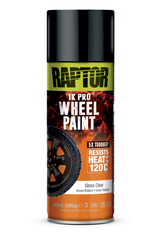 Raptor Liner Hochtemperatur Felgenfarbe 1K Spray bis zu 120° C