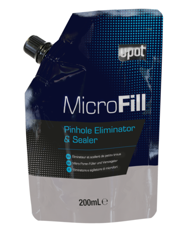 MicroFill pinhole eliminator and sealer, 200ml, donker grijs MicroFill pinhole eliminator and sealer, 200ml, donker grijs