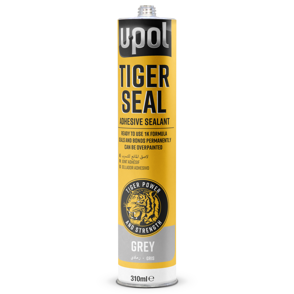 U-POL Tiger Seal Polyurethane Sealant and Adhesive, 310ml tube, grau