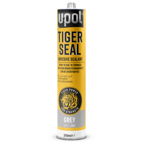 U-POL Tiger Seal Polyurethan-Dichtstoff und Klebstoff, 310ml Kartusche, grau U-POL Tiger Seal Polyurethan-Dichtstoff und Klebstoff, 310ml Kartusche, grau