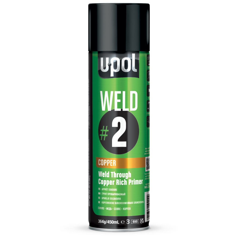 WELD#2 Weld Through Copper Primer, 450ml aerosol, copper WELD#2 Weld Through Copper Primer, 450ml aerosol, copper
