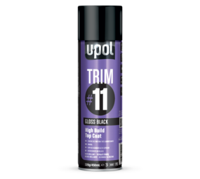 TRIM#11 Top Coat GLOSS BLACK spuitbus