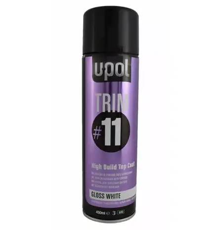 U_POL TRIM#11 Top Coat GLOSS WHITE spuitbus 450ml