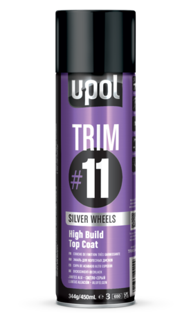 U_POL TRIM#11 Top Coat SILVER WHEELS spuitbus 450ml