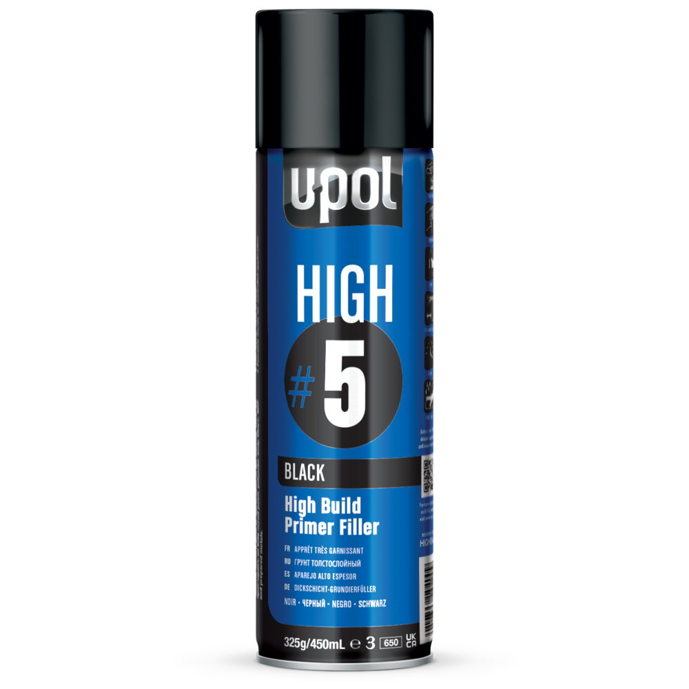 U-Pol HIGHB#5 - High Built Primer Filler Black