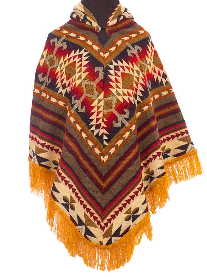 Alpaca ponchos - Native - 100% handmade from Ecuador - EcuaFina