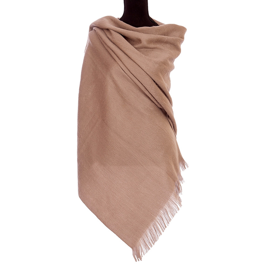 Alpaca Sjaal Beige Beige