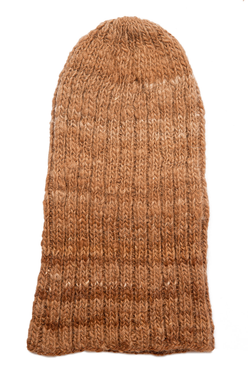 100% Baby Alpaca Muts - Lichtbruin - One Size - Warm & Uniek 100% Baby Alpaca Muts - Lichtbruin - One Size - Warm & Uniek