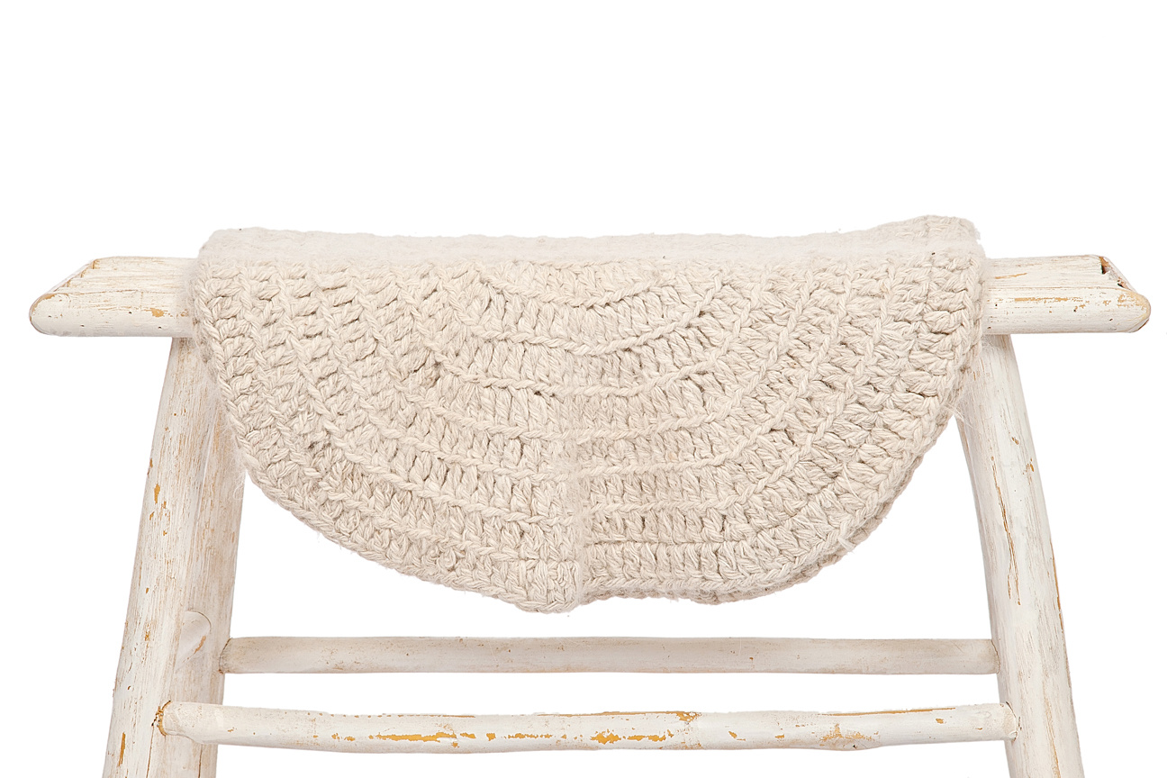 100% Baby Alpaca Mini Blanket - 115 cm - Luxury, Pure & Sustainable - Beige