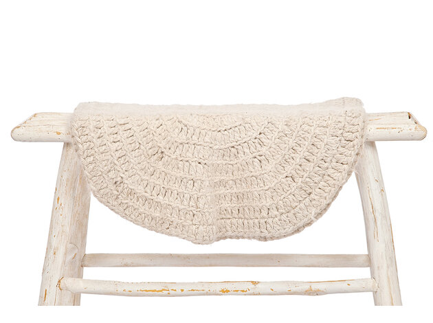 100% Baby Alpaka Decke - 115 cm - Luxuriös, einzigartig und nachhaltig - Beige