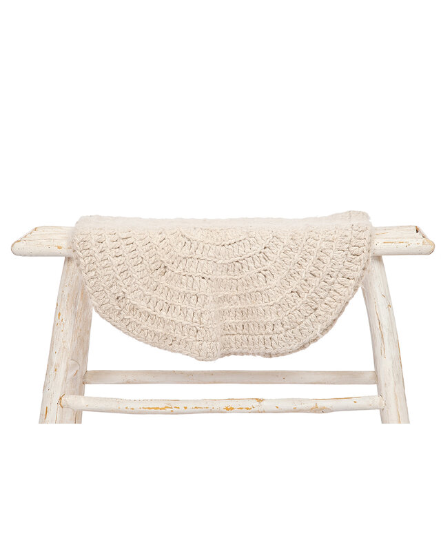 100% Baby Alpaca Mini Blanket - 115 cm - Luxury, Pure & Sustainable - Beige