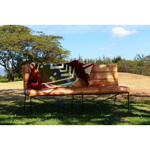 EcuaFina  Plaid aus Alpakawolle – Warm und weich – FairTrade – Handgefertigt in Ecuador – Imbabura – Rot