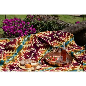 EcuaFina Alpaca Native Deken -Chimborazo Roze