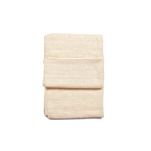 Couverture en laine de bébé alpaga - 230cm x 160cm - Beige - Luxueuse & durable - Faite main en Equateur