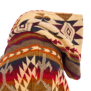 EcuaFina Poncho Driehoek Geel