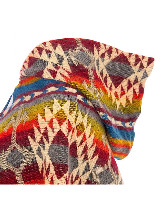 EcuaFina Poncho Dreieck Blau
