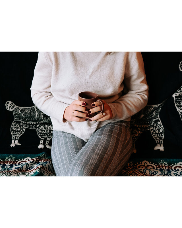 EcuaFina Mini Alpaka native Decke - Alpaka-Modell - Blau