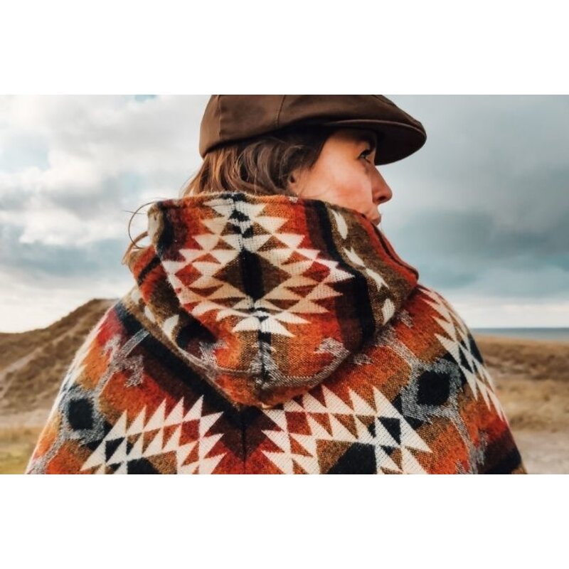 EcuaFina Poncho Dreieck Gelb