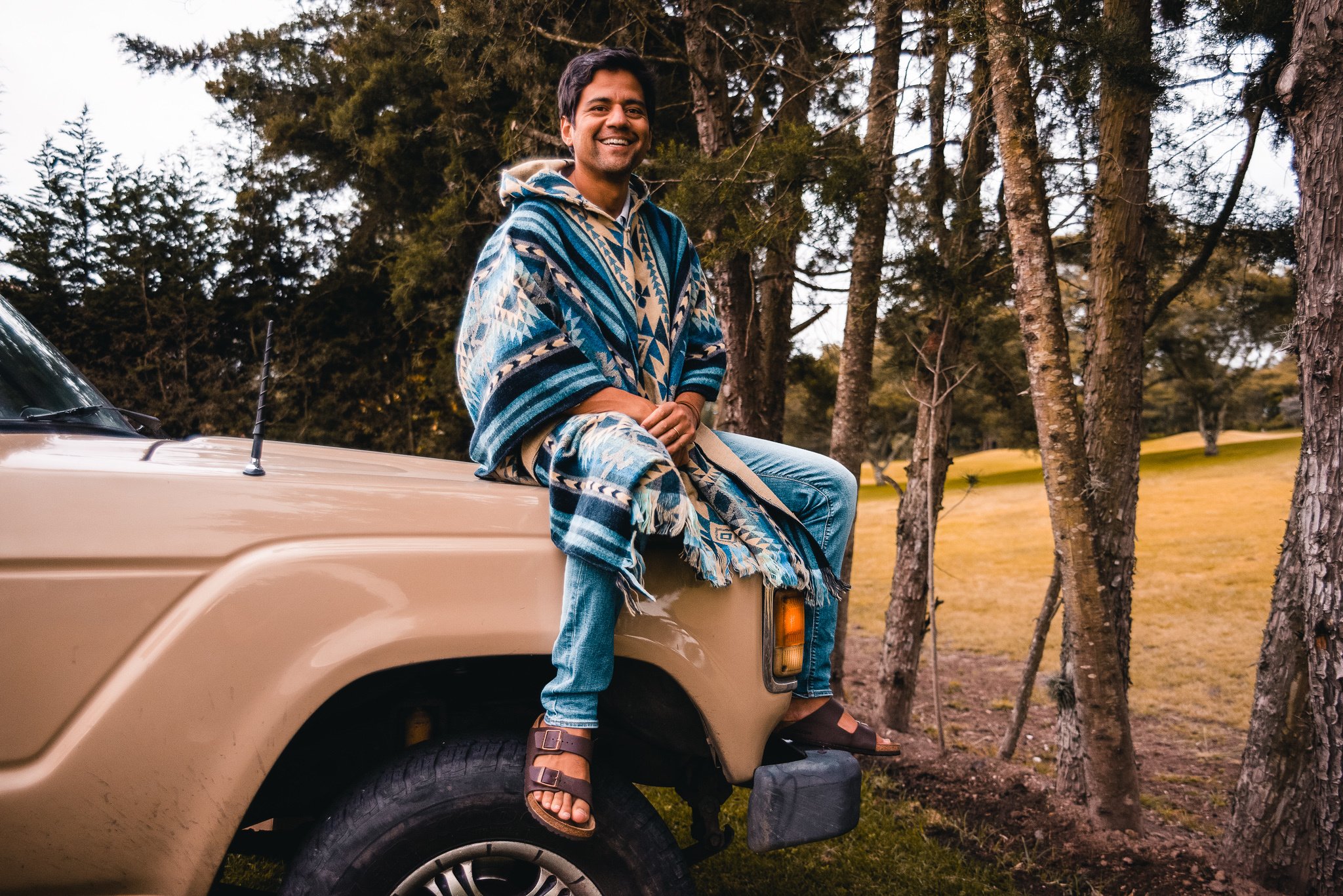 Alpaca poncho