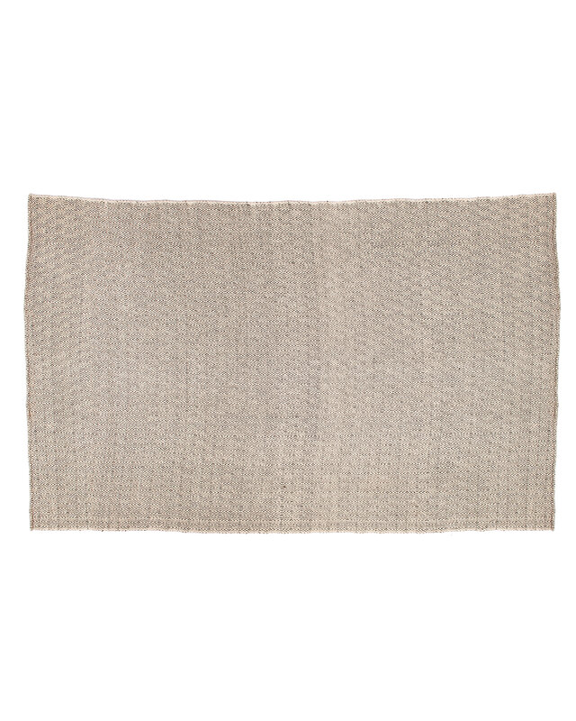 EcuaFina Wool Rug Aztec - Southwestern - Ethnic Design - Black and White diamond design - Small rug