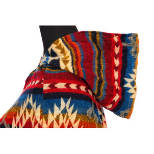 EcuaFina Poncho Triangle Red