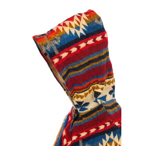 EcuaFina Poncho Dreieck Rot