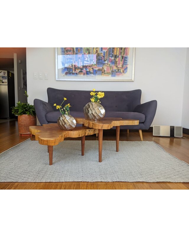 EcuaFina Tapis en laine -150 cm x 130 cm