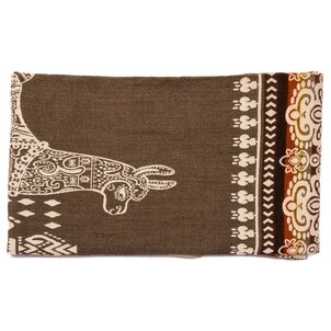 EcuaFina Couverture native - Alpaga - Marron