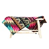 Alpaca native blanket - Double-sided woven - Dutch/Native Design - FairTrade & Authentic - Antisana - Pink