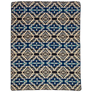EcuaFina Couverture equatorienne en Alpaga -- Chimborazo Blue Noir
