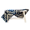 Alpaca Native Decke - Doppelseitige Drucke – niederländisches/einheimisches Design – FairTrade & authentisch - Chimborazo - Schwarz