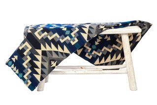 EcuaFina Deken - Chimborazo Blauw Zwart