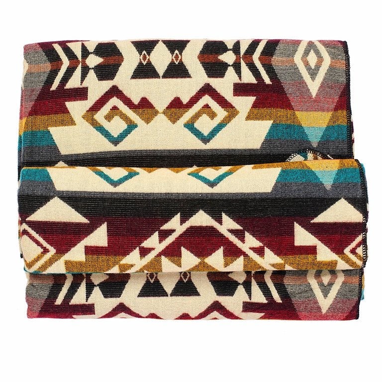 EcuaFina Alpaka native Decke - Chimborazo - Farbmischung