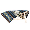 Alpaca Wool Native Blanket - Warm & Soft - Handmade in Ecuador - Cotopaxi - Blue
