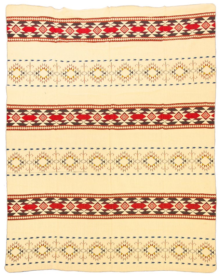 EcuaFina Alpaca native blanket - Cotopaxi - Multicolor
