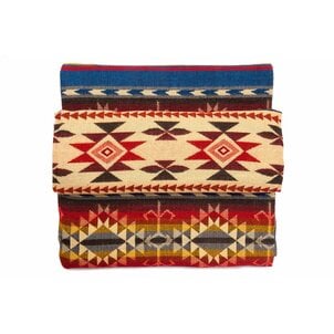 EcuaFina Plaid für das Sofa - Native Decke aus Alpakawolle - Warme Tagesdecke – Boho-Dekoration - Cotopaxi - Mix