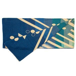 EcuaFina Imbabura Bleu Plaid en laine d'alpaga