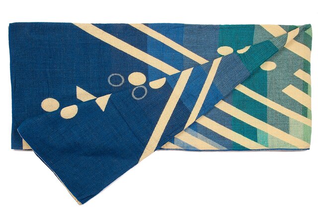 EcuaFina Imbabura Blue Throw Blanket - Alpaca Wool - Warm & Soft - FairTrade - Handmade in Ecuador -