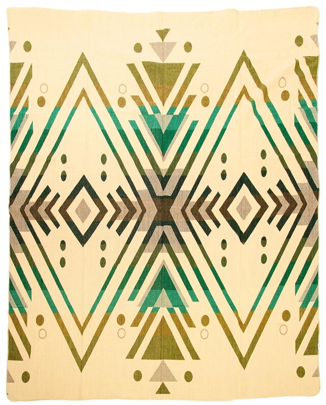 EcuaFina Alpaca Wol Deken - Warm & Zacht - FairTrade - Handgemaakt in Ecuador - Imbabura - Groen