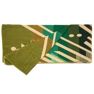 EcuaFina Plaid en laine d'alpaga - Imbabura Vert