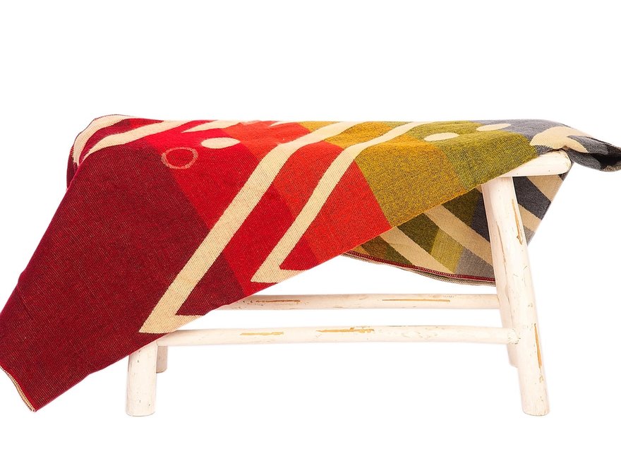 Alpaca Native Blanket Alpaca wool blanket Handmade Fair Trade