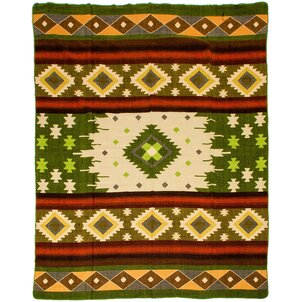 EcuaFina Plaid en Alpaga Quilotoa Vert