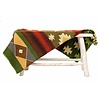 Alpaca Native Deken - Dubbelzijdige prints - Dutch/Native Design - FairTrade & Authentiek - Quilotoa - Groen